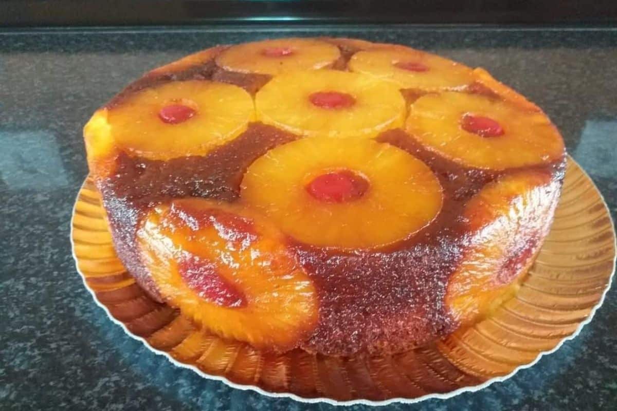 Bolo De Abacaxi Caramelizado Receita R Pido