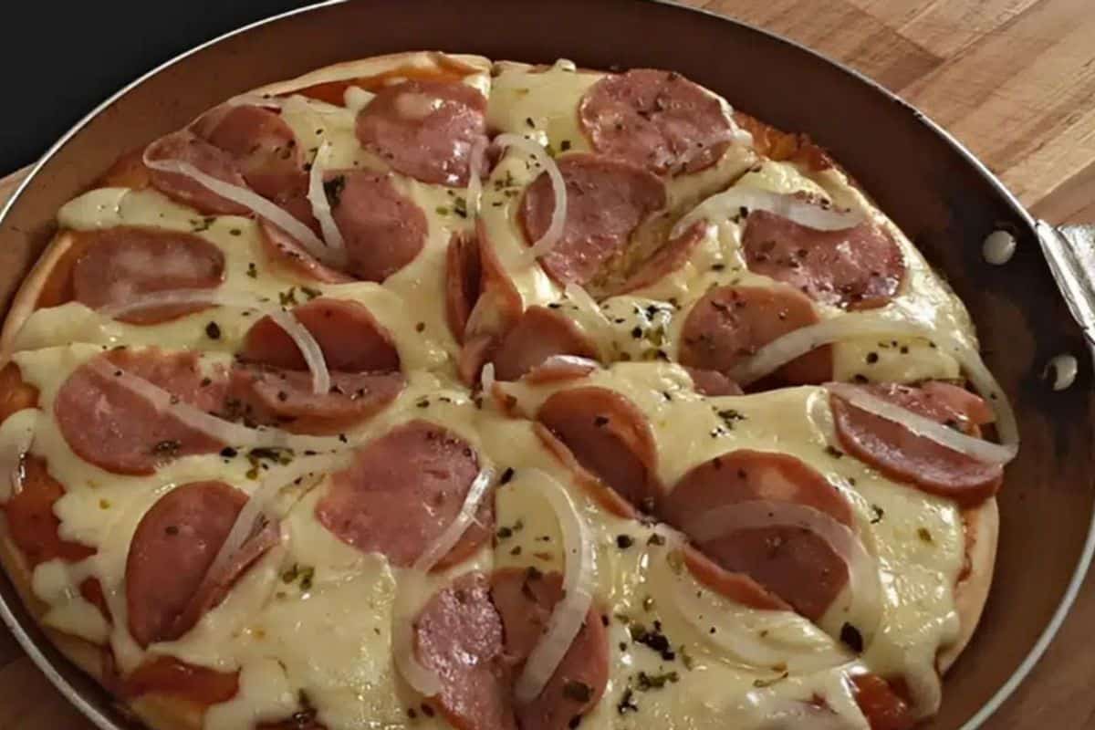 Pizza De Frigideira Simples Receita R Pido