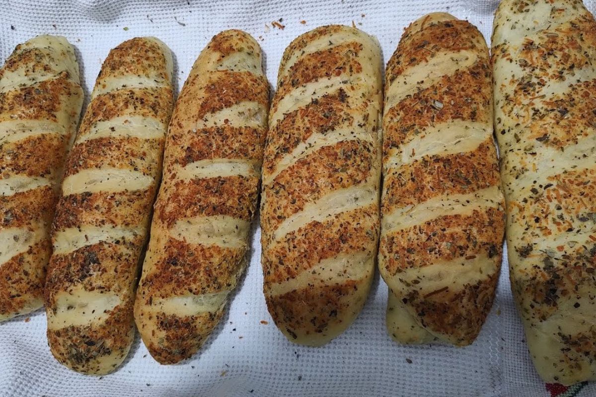 Pão de Parmesão Tipo Subway Aprenda a Receita Irresistível Receita