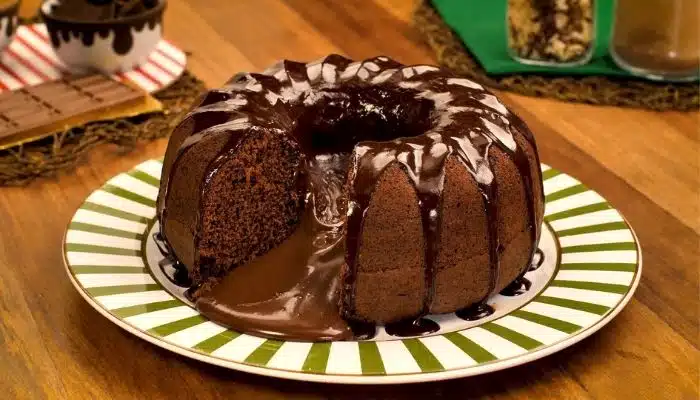 Receita de Bolo Vulcão de Chocolate