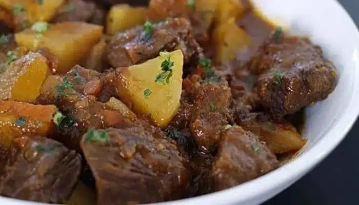 Receita de Carne de Panela com Batata