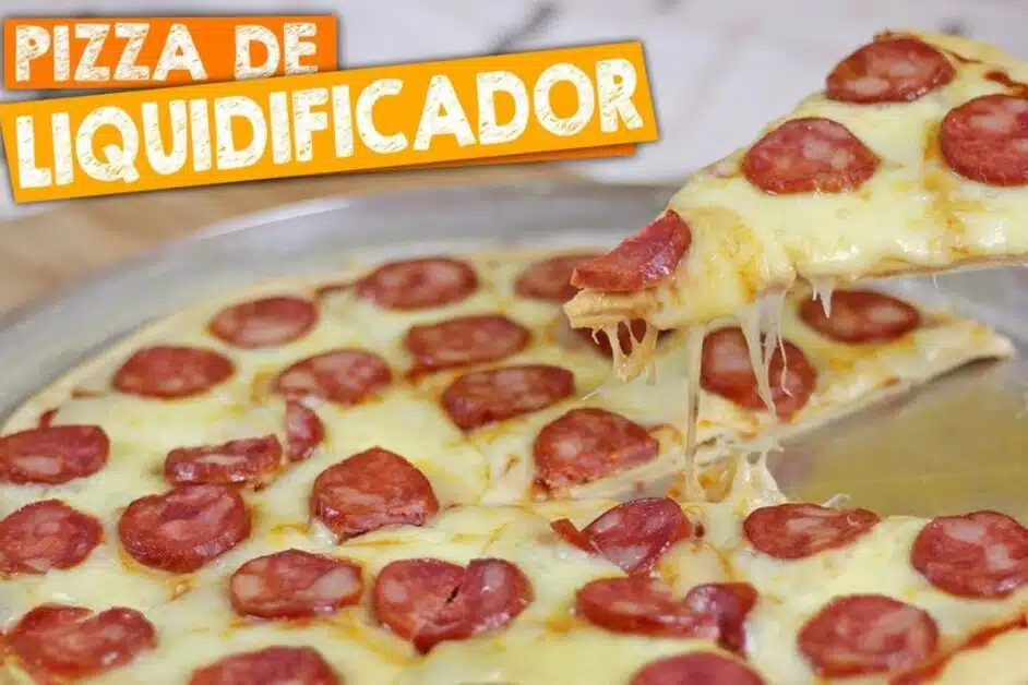 Receita de Pizza de Liquidificador Super Fácil de Fazer