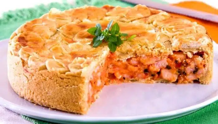 Receita de Torta Baiana com Camarão