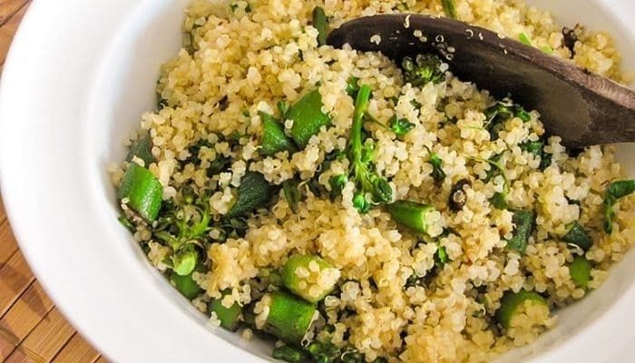 Quiabo Com Quinoa e Brócolis Uma Receita Irresistível