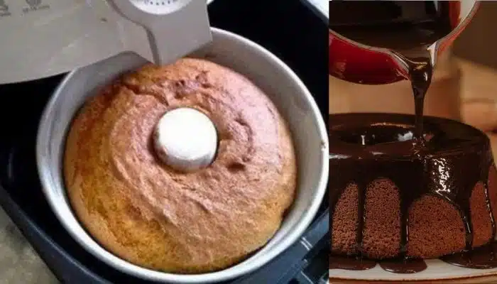 Fácil Receita de Bolo de Chocolate na Airfryer