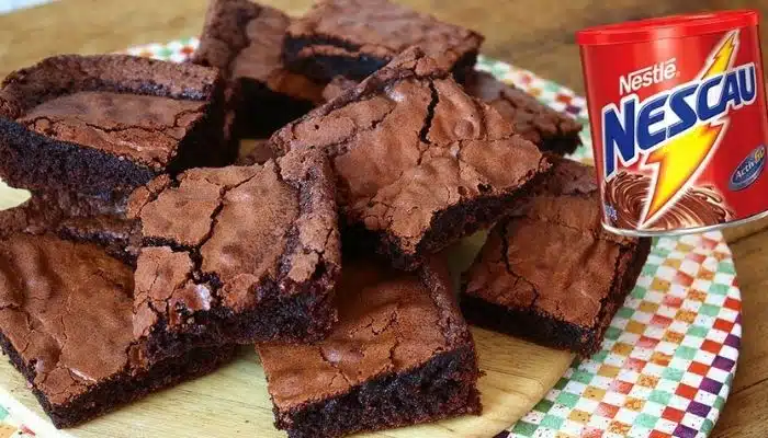 Fácil Receita de Brownie de Nescau Fica Uma Delícia