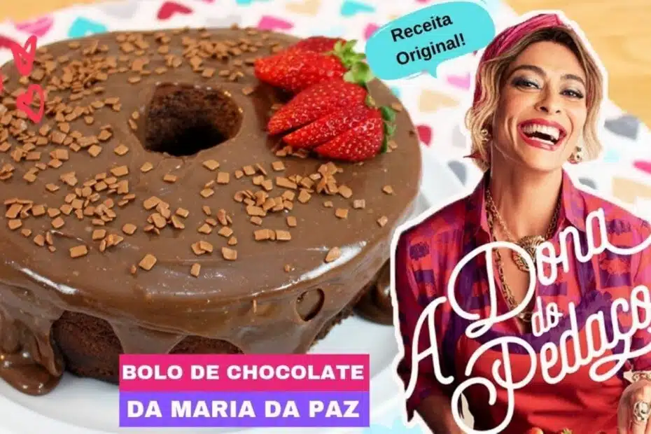 Como Fazer Bolo de Chocolate da Maria da Paz