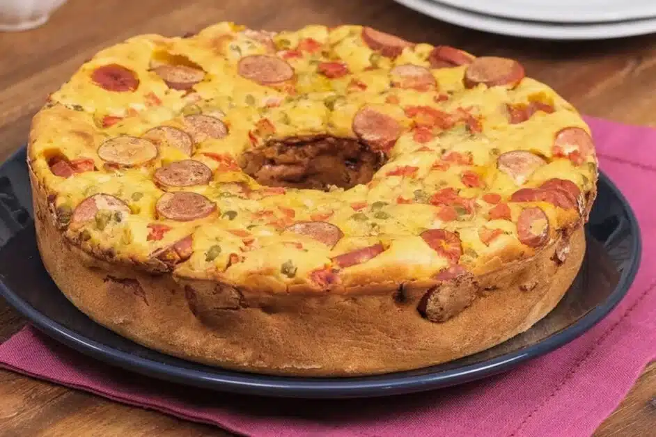 Receita de Torta de Salsicha