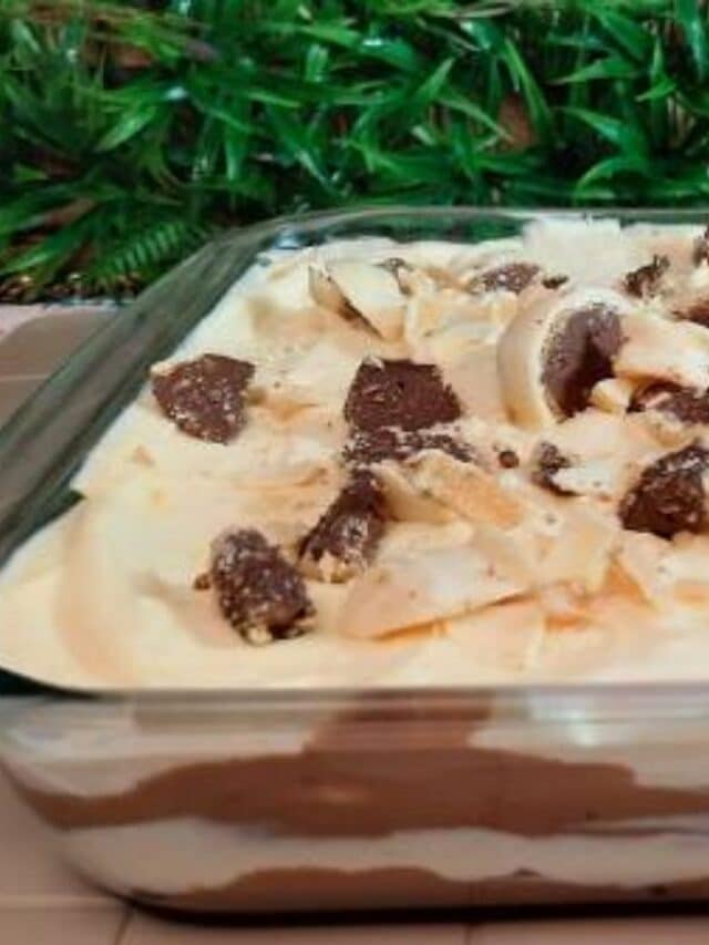 Pavê de Creme de Avelã e Bombom - Receita Rápido