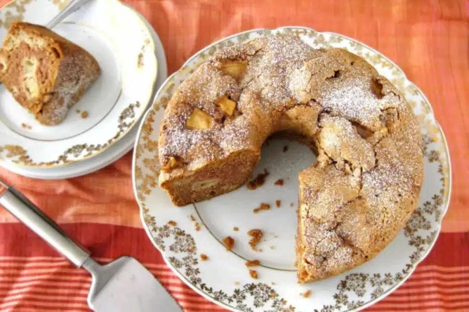 Receita de Bolo de Maçã Simples de Fazer