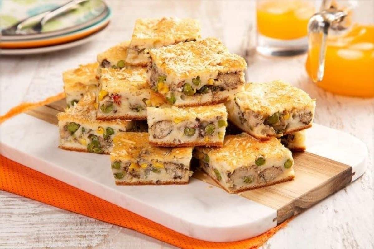 Como Fazer Torta de Sardinha de Liquidificador