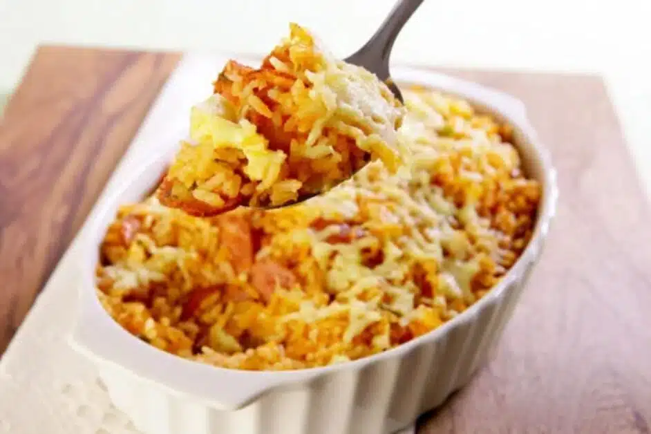 Como Fazer Arroz de Forno à Parmegiana