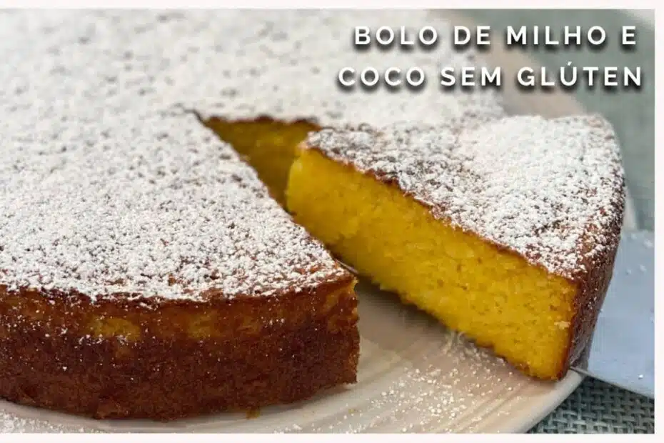 Bolo de Milho com Coco Sem Glúten