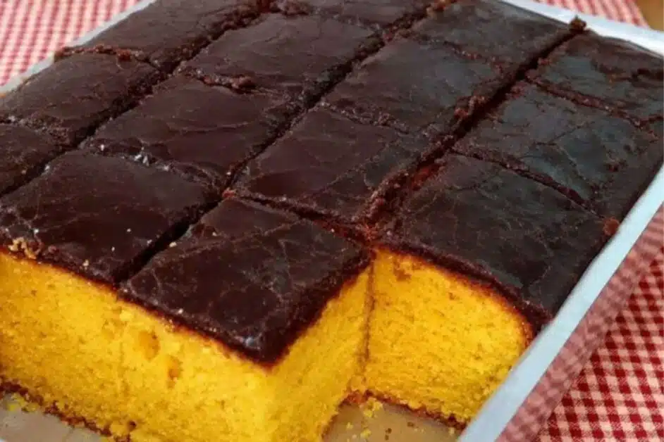 Receita de Bolo de Cenoura Fofinho