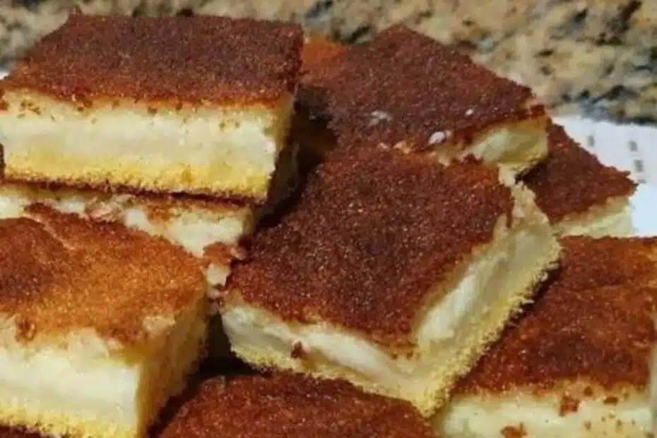 Receita de Bolo de Queijo Mineiro