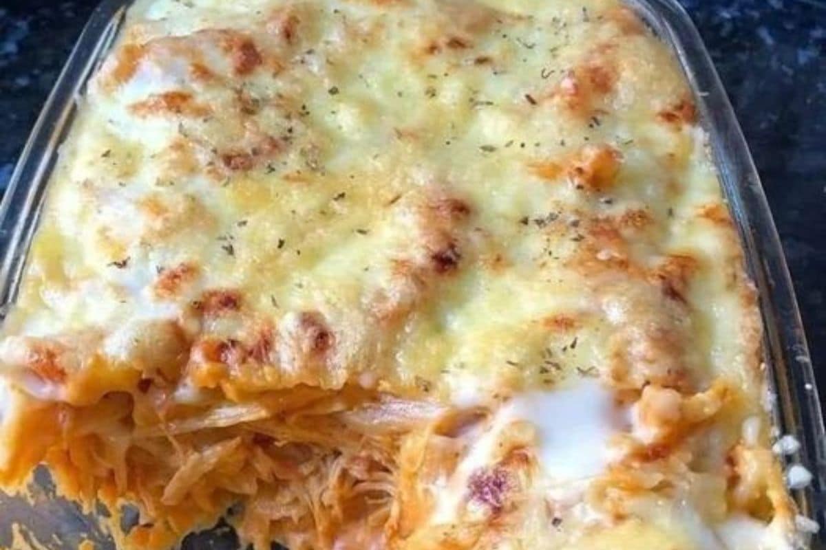 Macarrão Penne Cremoso de Frango