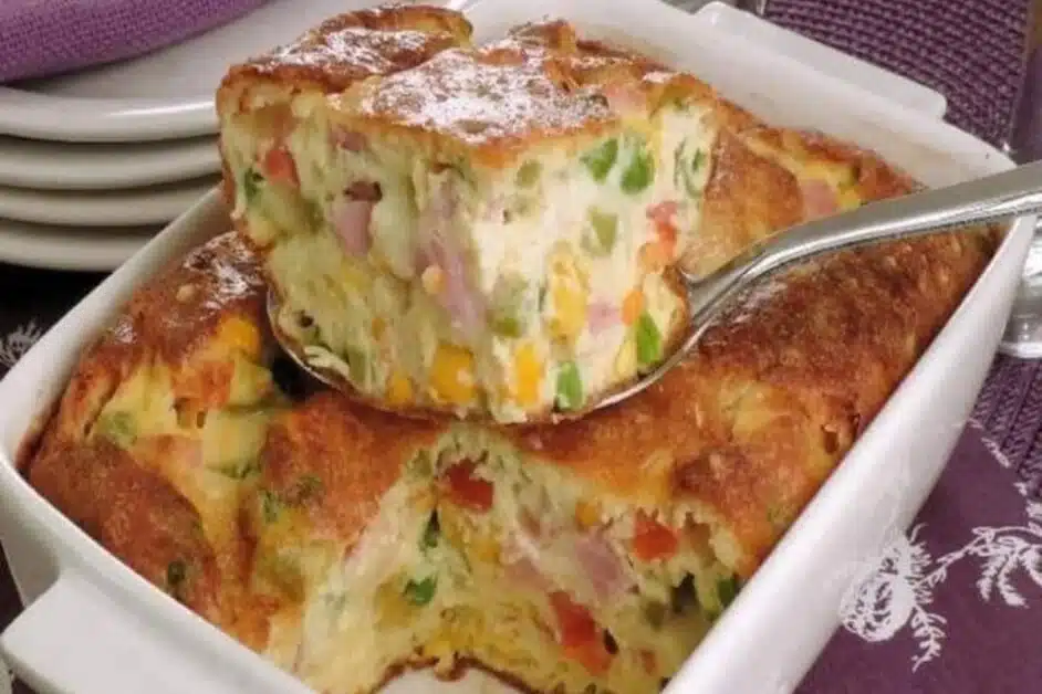 Receita de Omelete-suflê de forno