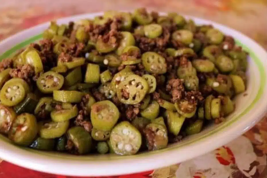 Quiabada com Carne Moída