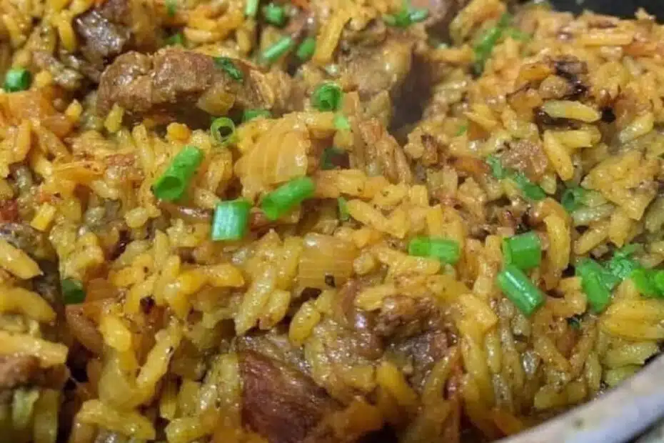 Receita de Arroz com Carne de Sol