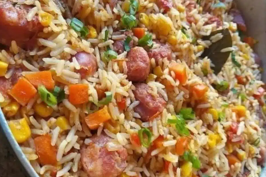 Como Fazer Arroz com Linguiça