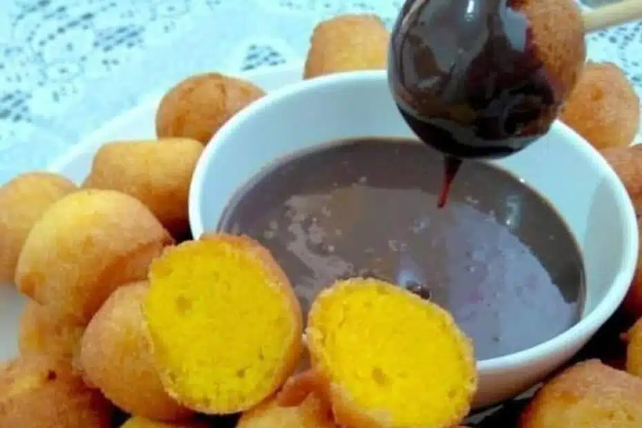 Receita de Bolinho de Chuva de Cenoura