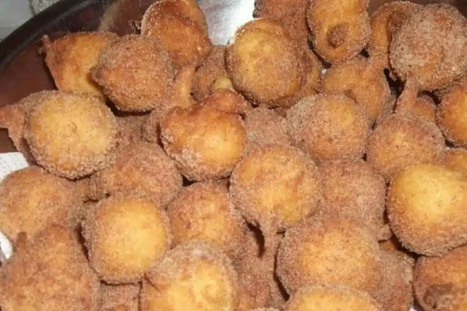 Bolinho de chuva sem Ovo