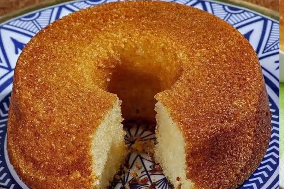 Receita de Bolo de Arroz fácil