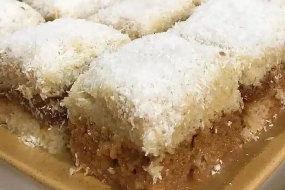 Receita de Bolo de Doce de Leite com Coco