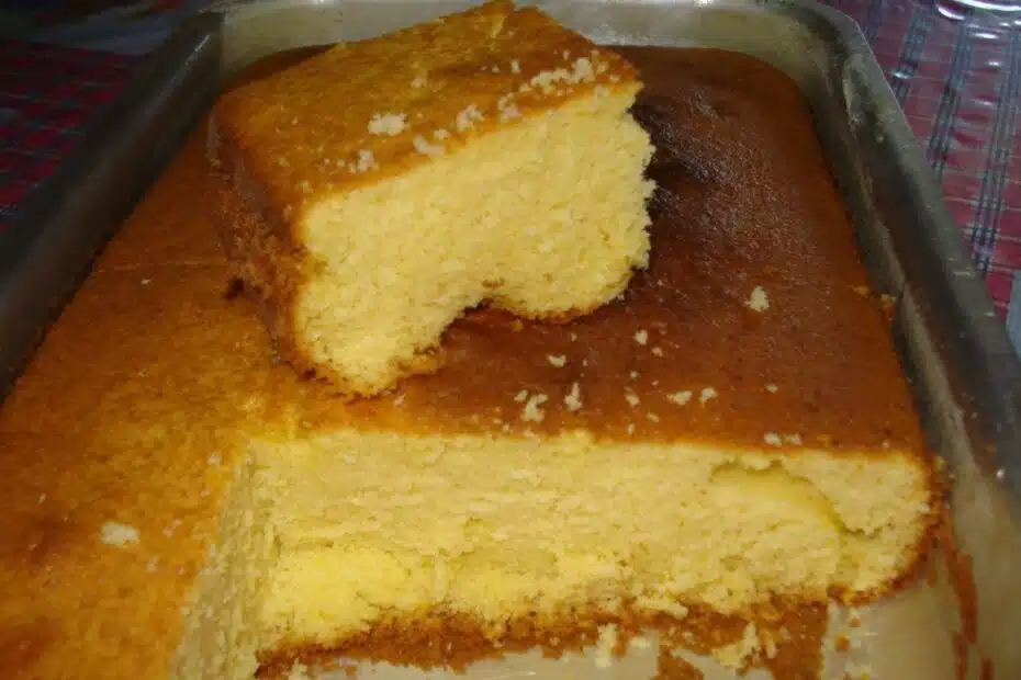 Receita de Bolo de Fubá