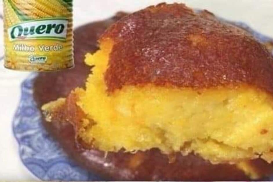 Receita de Bolo de Milho Molhadinho