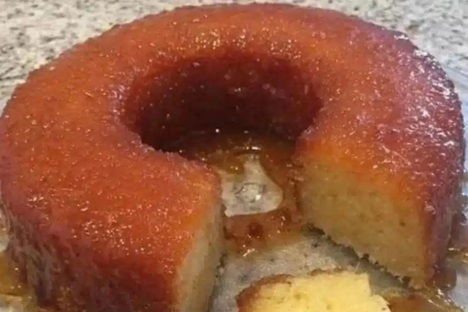 Bolo de Mandioca Cremoso com Leite Condensado