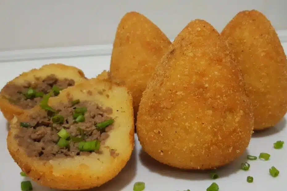 Receita de Coxinha de Mandioca com Carne Moída