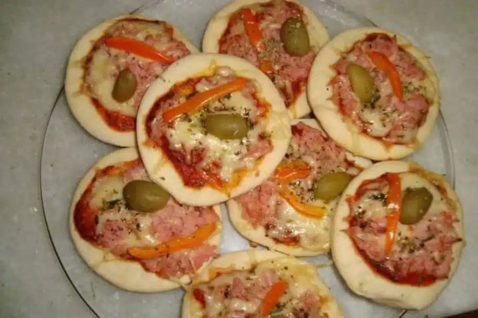 Receita de Mini Pizzas