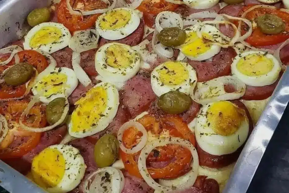 Receita de Pizza de Pão de Forma