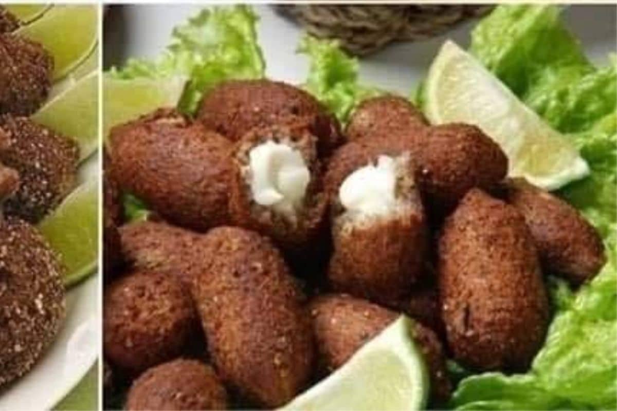 Receita de Quibe Frito Recheado