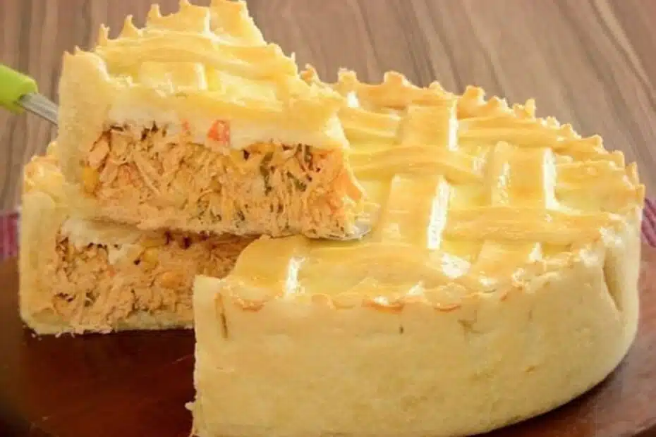 Receita de Empadão de Frango com Catupiry