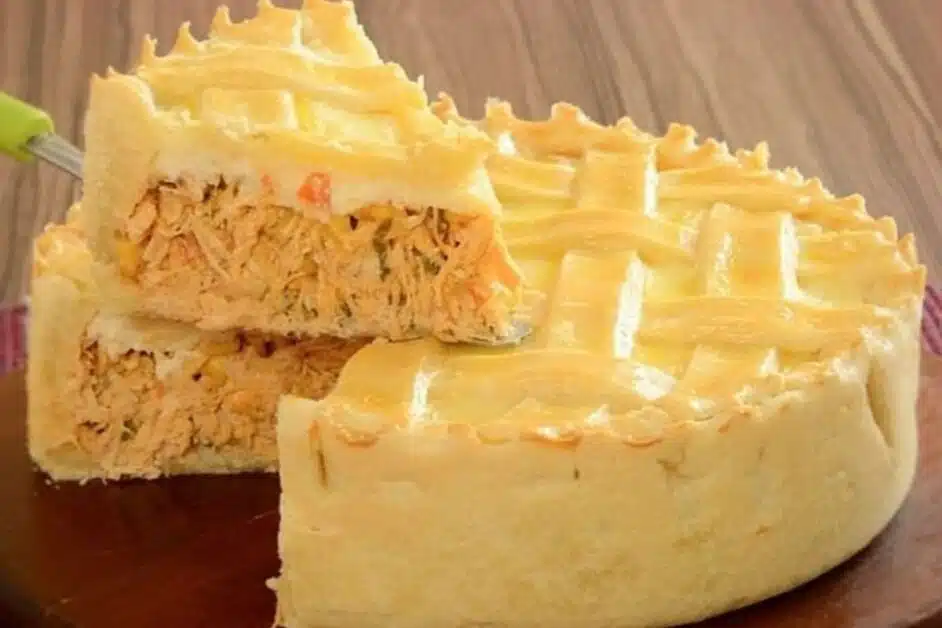 Receita de Empadão de Frango com Catupiry 