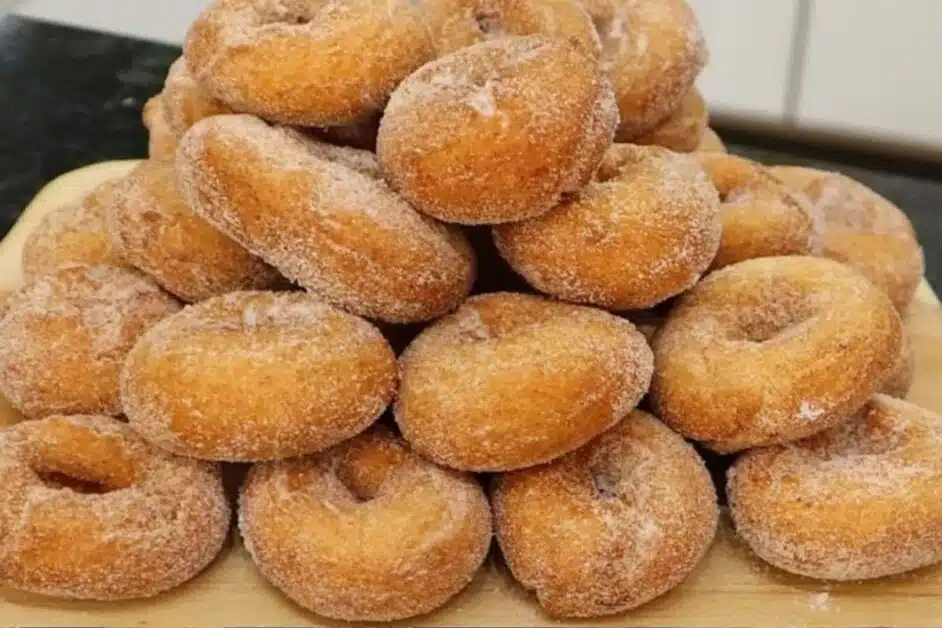 Rosquinha Frita rápida e saborosa