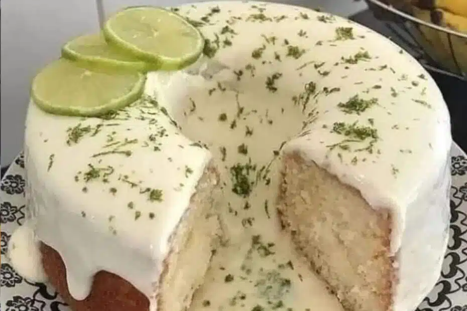 Receita de Bolo de Limão com Cobertura