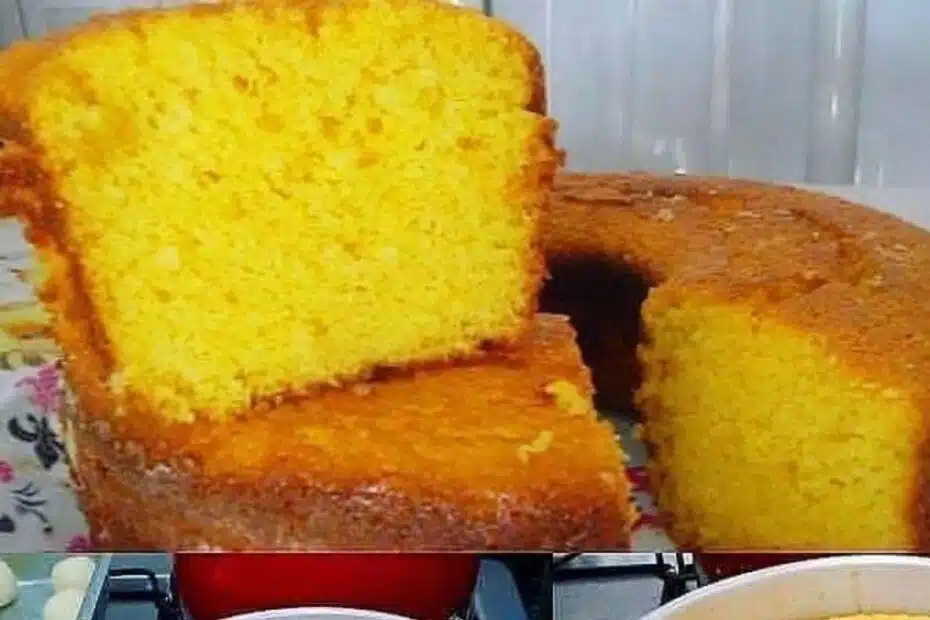 Receita de Bolo de Milho Simples