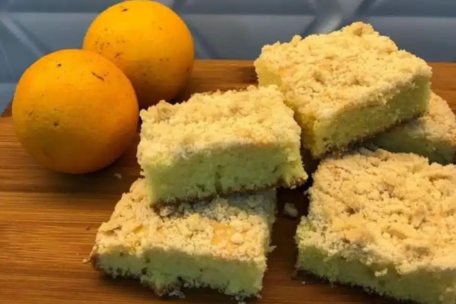 Receita de Cuca de Laranja