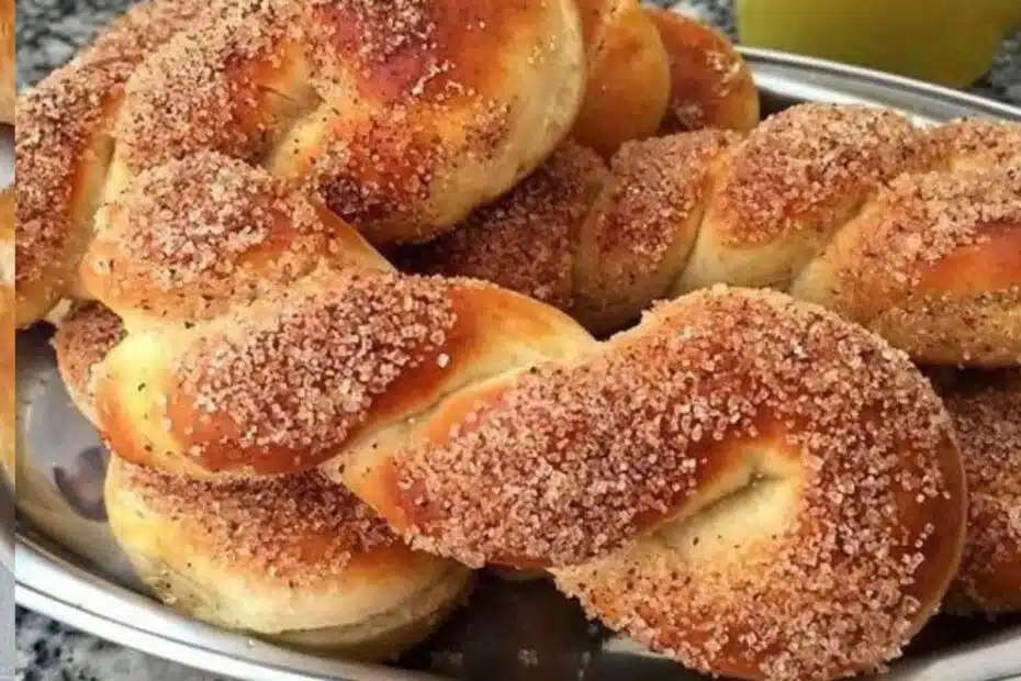 Rosquinhas Feitas com a Massa de Pretzels