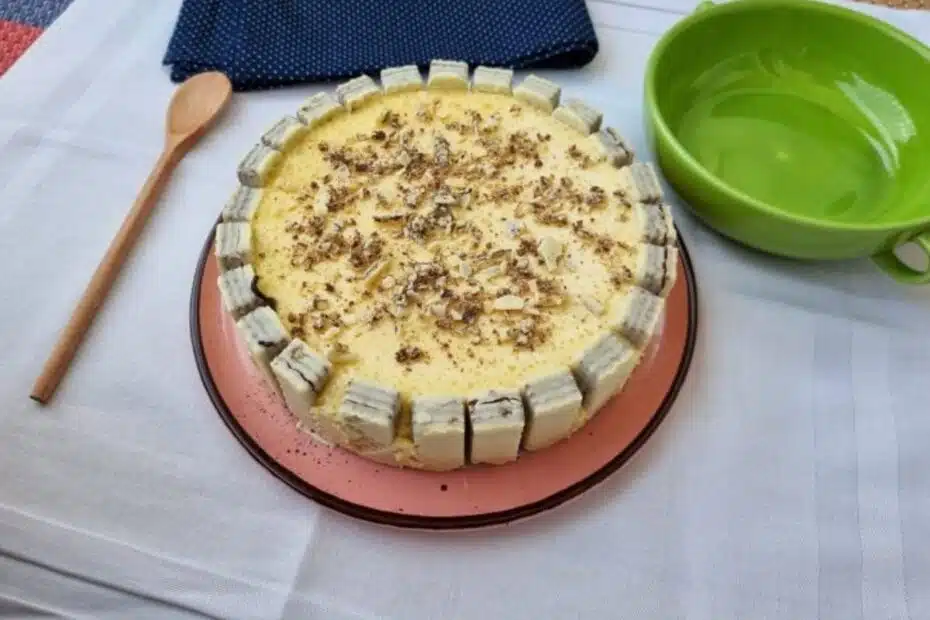 Receita de Torta de Maracujá com Bis