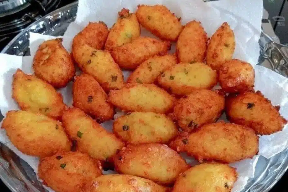 Receita de Bolinho de Arroz Prático