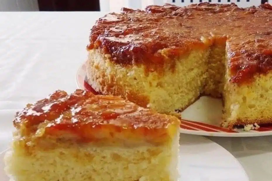 Receita de Bolo de Banana Caramelizado Irresistível