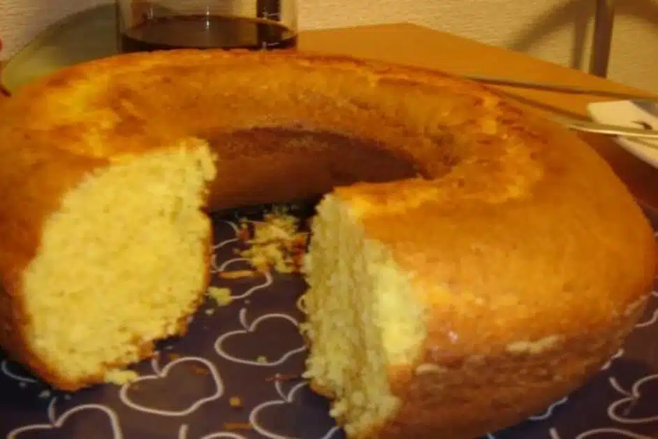 Receita de Bolo de Fubá Fofinho da vovó