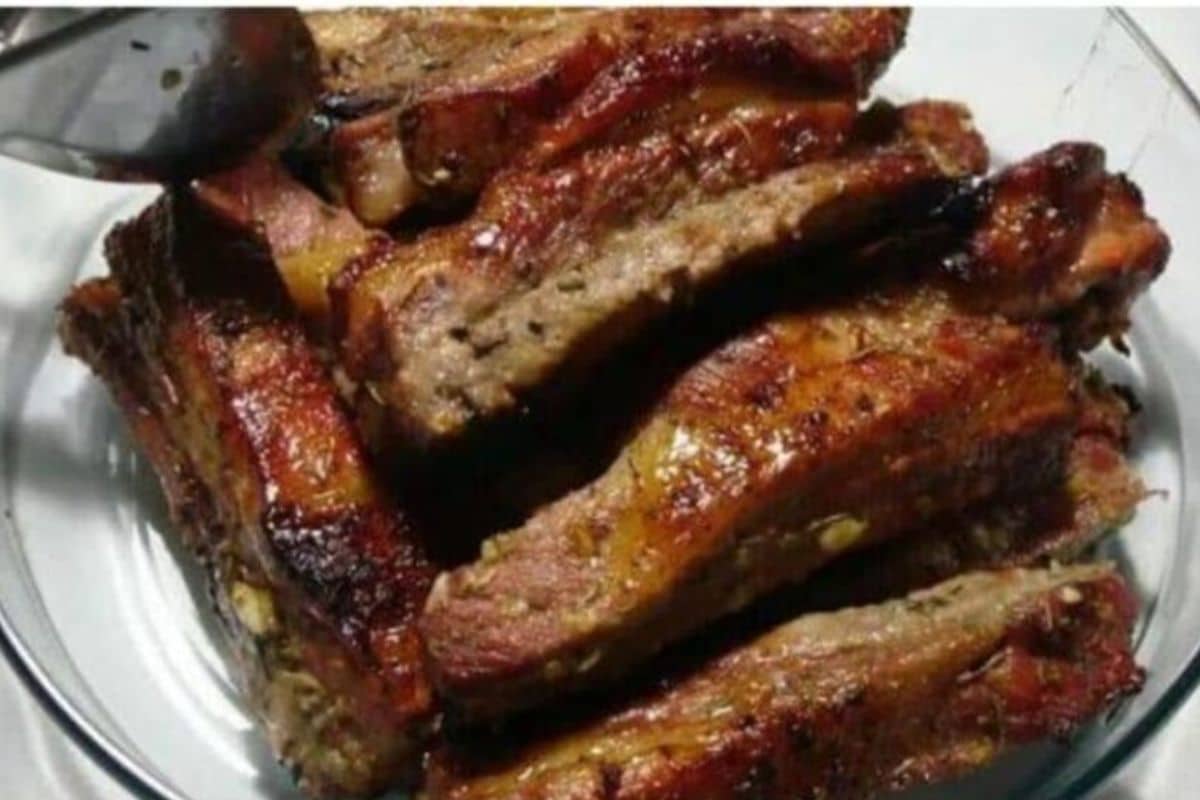 Costelinha de Porco Assada pra Hoje