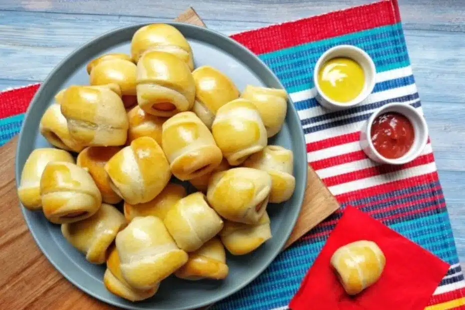 Receita de Enroladinho de Salsicha Assado