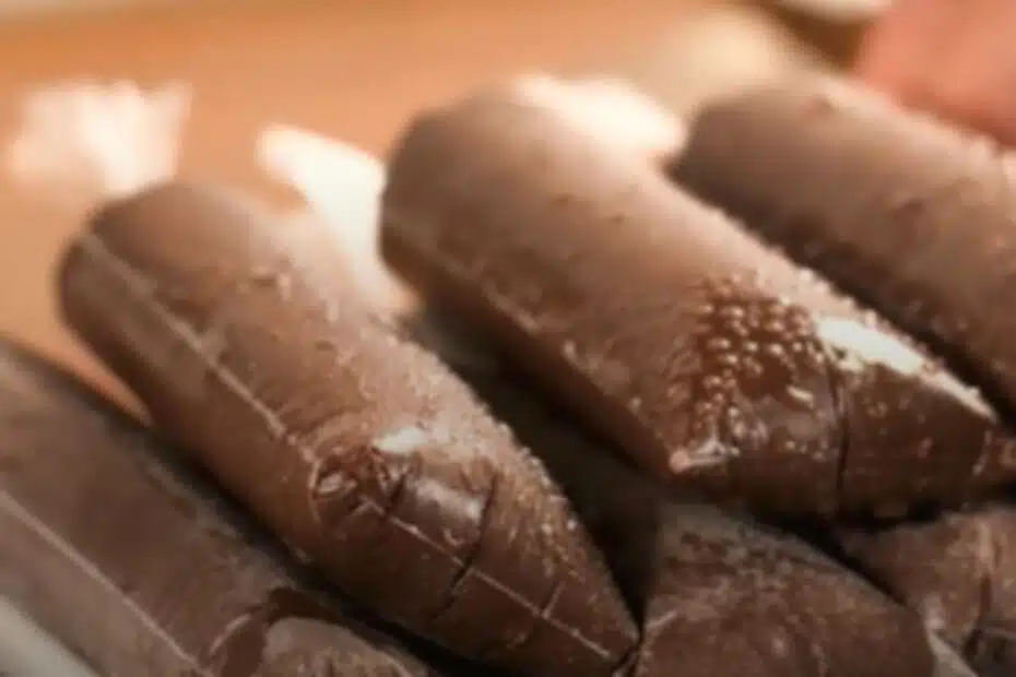 Receita de geladinho de chocolate