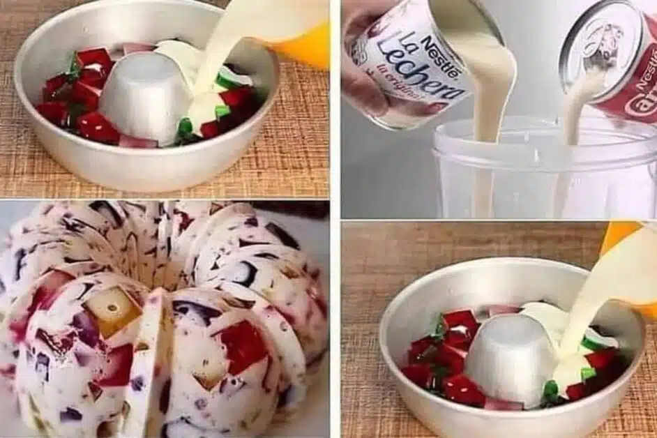 Receita de Gelatina Mosaico Fica Maravilhosa